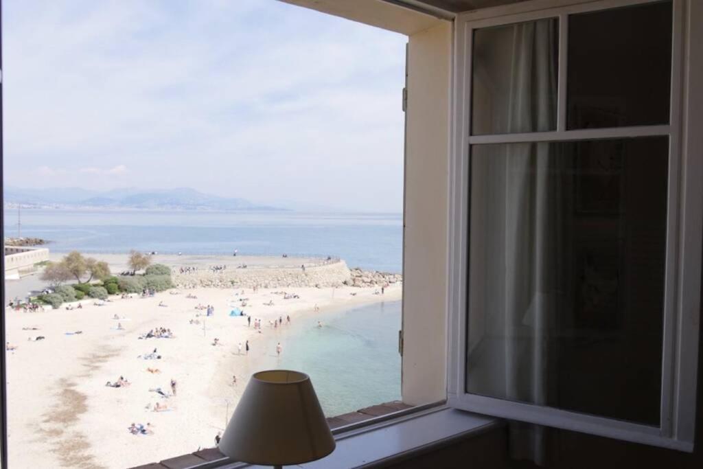 Bord De Mer - Ac, Wifi, Chic, Sea View, Beach 2 Minutes Walk อองทีบส์ ภายนอก รูปภาพ