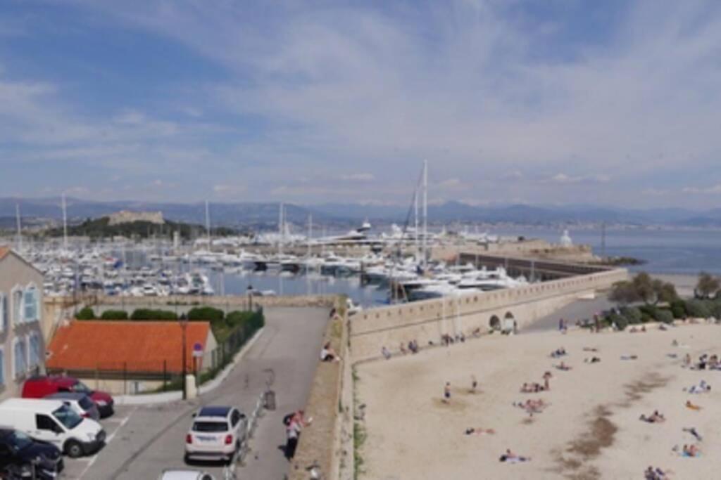 Bord De Mer - Ac, Wifi, Chic, Sea View, Beach 2 Minutes Walk อองทีบส์ ภายนอก รูปภาพ